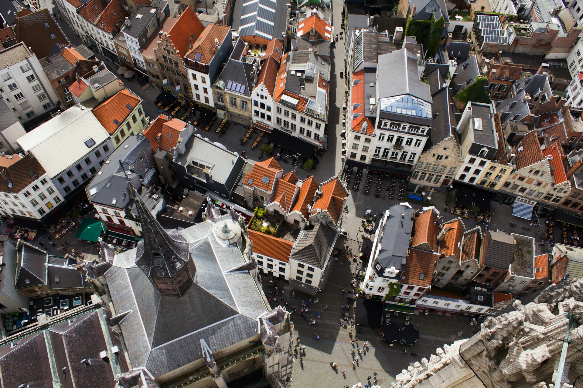 aerial photography of city